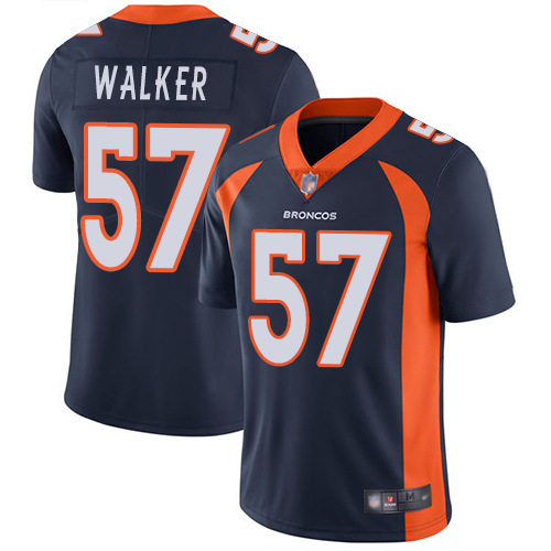 Men Denver Broncos 57 Demarcus Walker Navy Blue Alternate Vapor Untouchable Limited Player Football NFL Jersey
